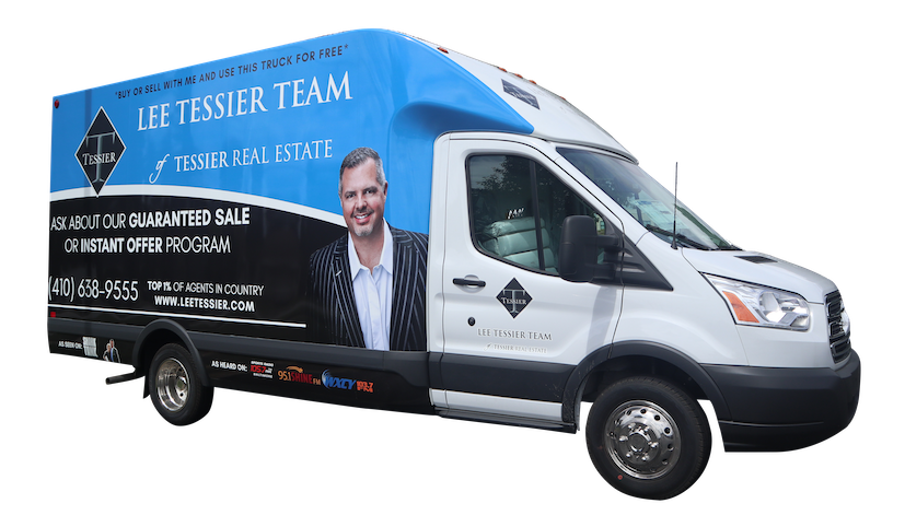 Lee Tessier Team branded moving truck โ free for clients to use